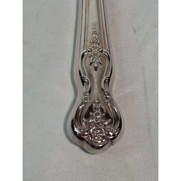 VTG 1950’s WM Rogers Co. Extra Plate Magnolia 53  Piece Silverware & Serving Set - Picture 11 of 12